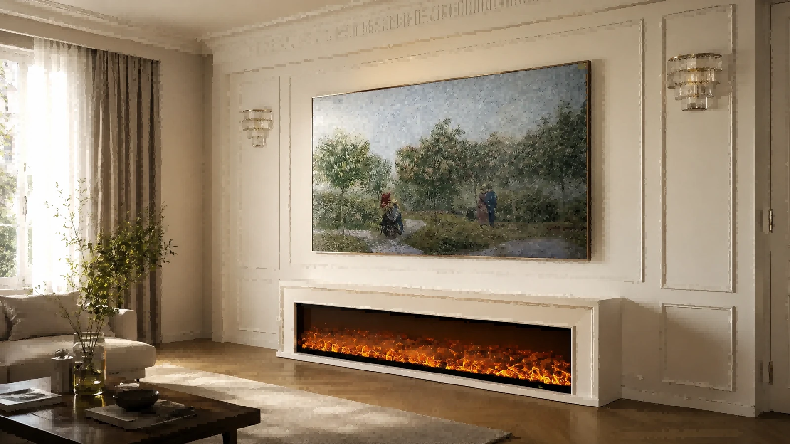 alexa enabled electric fireplace alexa enabled electric fireplace