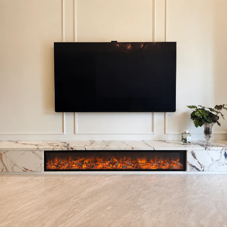 Ventilatsioonivaba elektrilise kamina sisestus